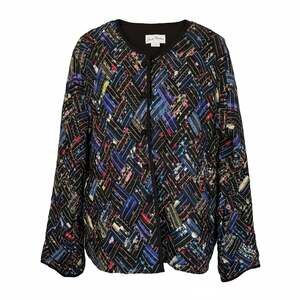 Soul Mates Multicolored Patchwork Sequin Lattice Jacket N Art to Wear